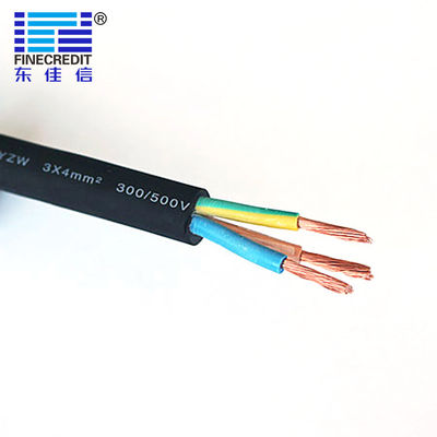 H05RN-F 450/750V 1-6mm2 Industrial Electrical Cable Copper Conductor CPE Rubber Insulated