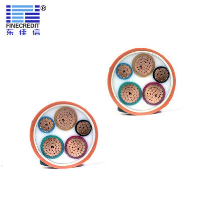 Heavy Duty MICC Inorganic Mineral Insulated Cable 0.6/1kV Voltage 5 Core 5×16mm2